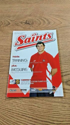 St Helens v Wakefield Trinity Wildcats Aug 2005 Rugby League Programme