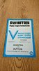 Swinton v Huyton Sept 1981 Rugby League Programme