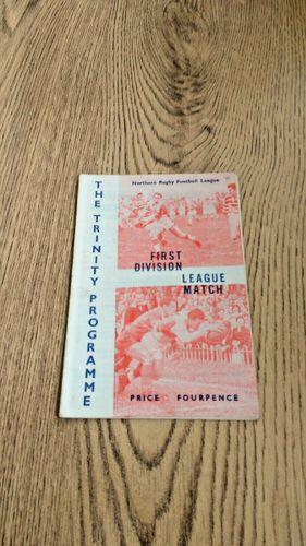 Wakefield Trinity v Warrington Apr 1963 Rugby League Programme