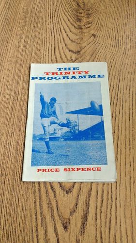 Wakefield Trinity v Hunslet Oct 1966 Rugby League Programme