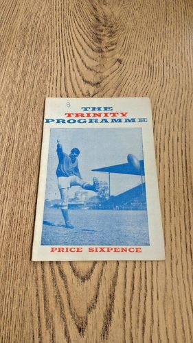 Wakefield Trinity v Bradford Northern Nov 1966 Rugby League Programme