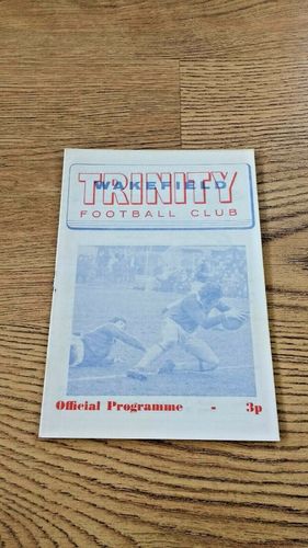 Wakefield Trinity v Barrow Mar 1971 Rugby League Programme