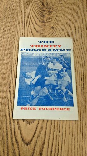 Wakefield Trinity v Hunslet Dec 1964 Rugby League Programme
