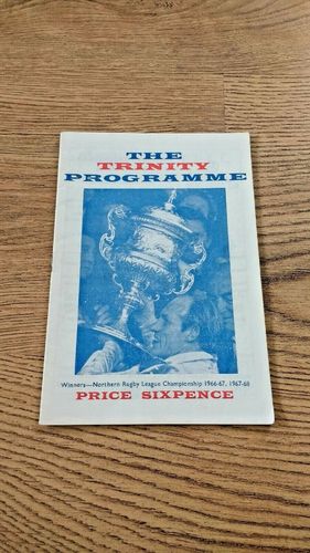 Wakefield Trinity v St Helens Aug 1968 Rugby League Programme