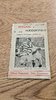 Wigan v Huddersfield May 1963 Rugby League Programme