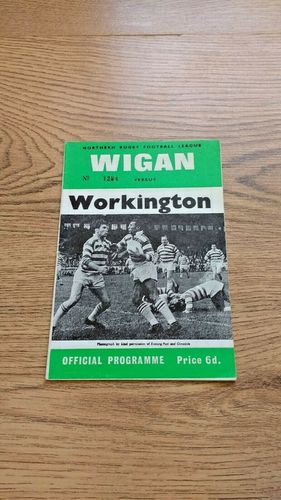 Wigan v Workington Sept 1966 Rugby League Programme