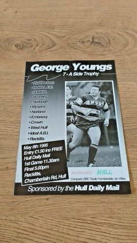 George Youngs 7-a-side Trophy May 1995 Rugby League Programme