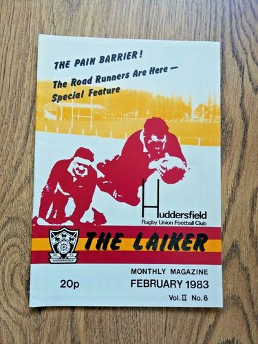 The Laiker' Huddersfield RUFC Magazine February 1983