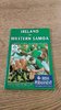 Ireland v Western Samoa Nov 1996 Rugby Programme