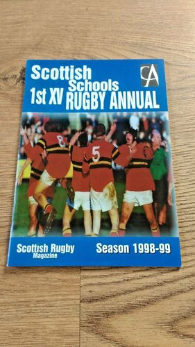 Scottish Schools 1st XV 1998-99 Rugby Annual (42 pages)