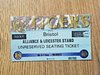 Leicester v Bristol May 1998 Used Rugby Ticket