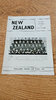 New Zealand tour to UK 1953-54 Rugby Brochure