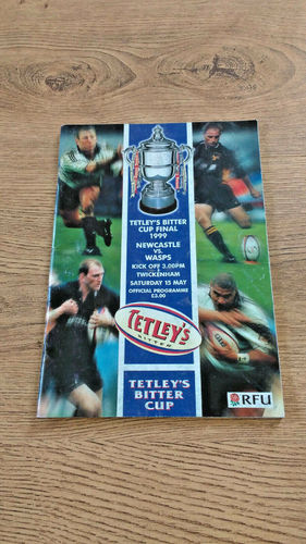 Newcastle v Wasps 1999 Tetleys Bitter Cup Final Rugby Programme