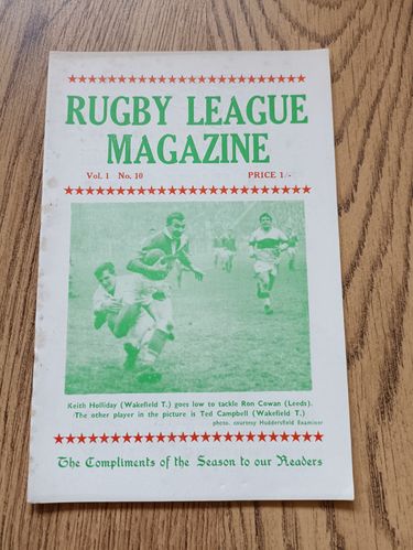 'Rugby League Magazine' Volume 1 Number 10 : December 1964