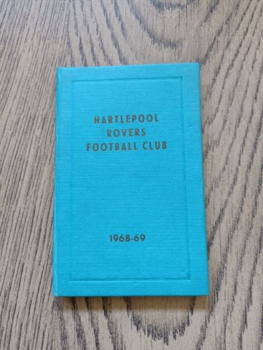 Hartlepool Rovers Rugby Union Club 1968-69 Membership & Fixture Book