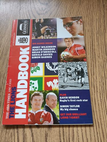 The Times ' The Lions ' June 2005 Rugby Handbook