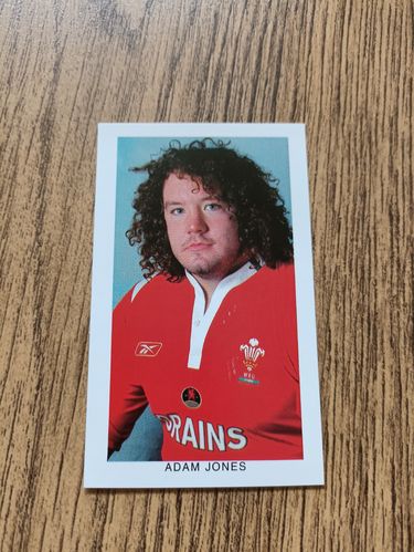 Adam Jones - Wales on Sunday 'Wales Grand Slam 2005' Rugby Trading Card