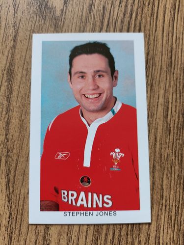 Stephen Jones - Wales on Sunday 'Wales Grand Slam 2005' Rugby Trading Card