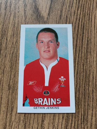Gethin Jenkins - Wales on Sunday 'Wales Grand Slam 2005' Rugby Trading Card