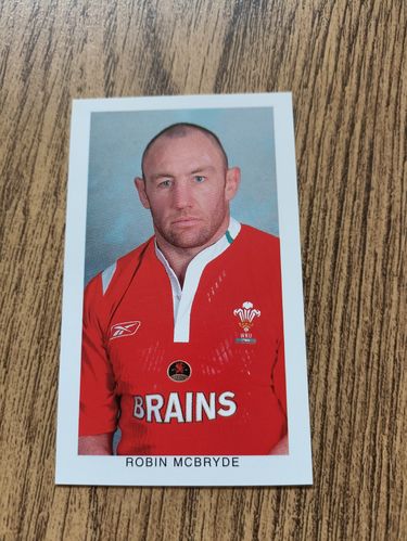 Robin McBryde - Wales on Sunday 'Wales Grand Slam 2005' Rugby Trading Card