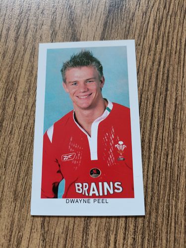 Dwayne Peel - Wales on Sunday 'Wales Grand Slam 2005' Rugby Trading Card