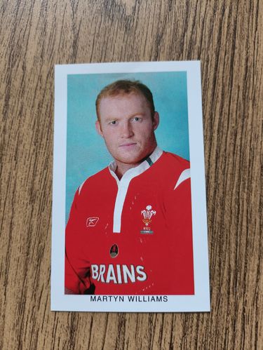 Martyn Williams - Wales on Sunday 'Wales Grand Slam 2005' Rugby Trading Card