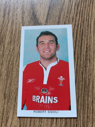 Robert Sidoli - Wales on Sunday 'Wales Grand Slam 2005' Rugby Trading Card