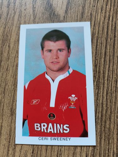 Ceri Sweeney - Wales on Sunday 'Wales Grand Slam 2005' Rugby Trading Card