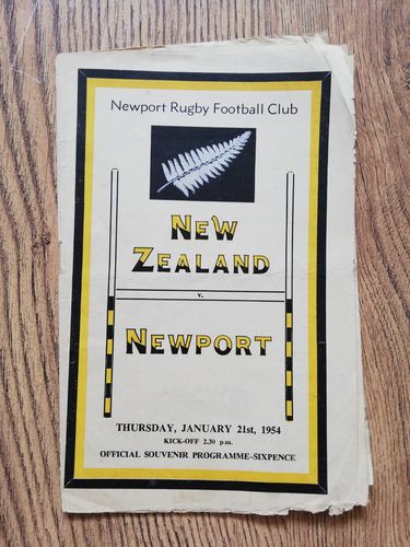 Newport v New Zealand Jan 1954