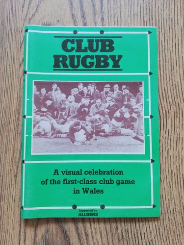 ' Club Rugby ' 1985 Oriel Exhibition Brochure