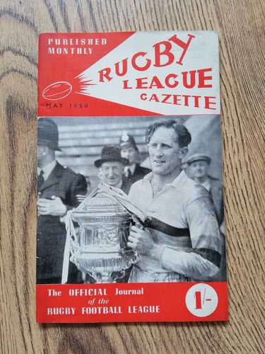 Rugby League Gazette May 1950 Magazine