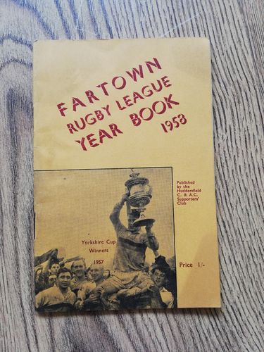 Huddersfield - Fartown 1958 Rugby League Yearbook