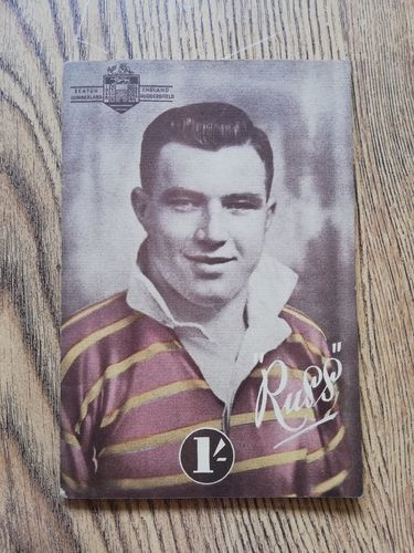 Russ Pepperell - Huddersfield 1950 Testimonial Rugby League Brochure