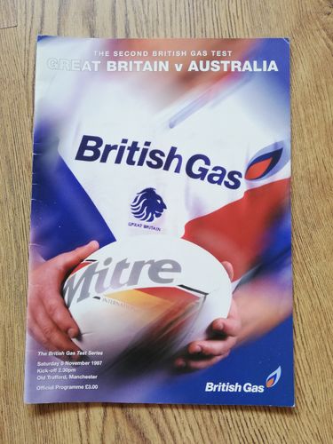 Great Britain v Australia 2nd Test 1997 Rugby League Programme