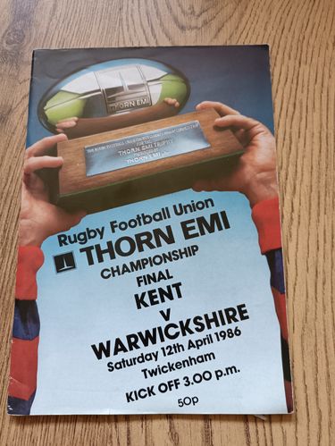 Kent v Warwickshire 1986 County Championship Final