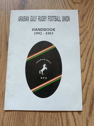 Arabian Gulf Rugby Football Union 1992-93 Handbook
