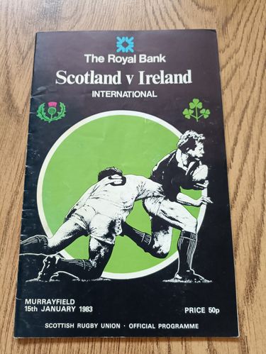Scotland v Ireland 1983 Rugby Programme