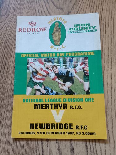 Merthyr v Newbridge Dec 1997
