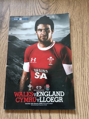 Wales v England 2009 Rugby Programme