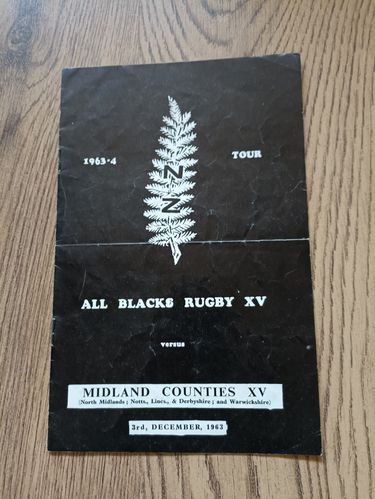Midland Counties v New Zealand 1963