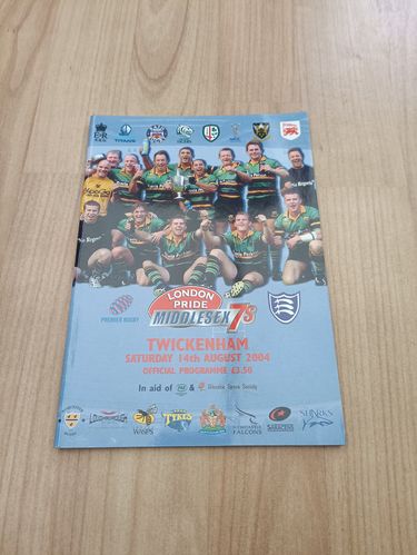 Middlesex Sevens Aug 2004 Rugby Programme