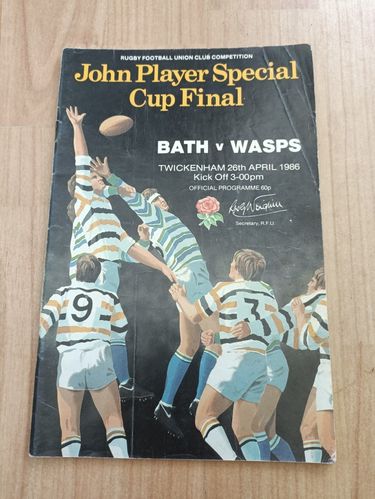 Bath v Wasps 1986 John Player Cup Final