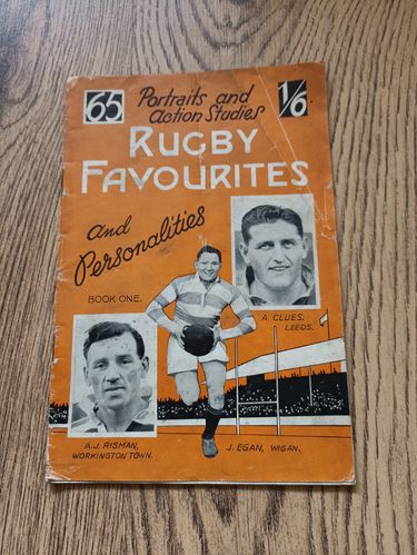 'Rugby Favourites & Personalities' Magazine 1947 Book 1