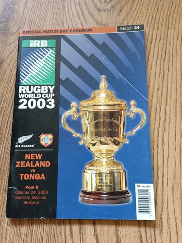 New Zealand v Tonga 2003 Rugby World Cup