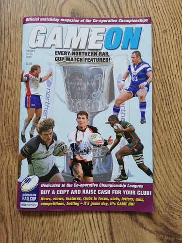' Game On ' Issue 3 Feb 2009 Rugby League Magazine