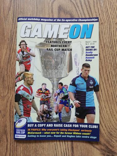 ' Game On ' Issue 4 March 2009 Rugby League Magazine