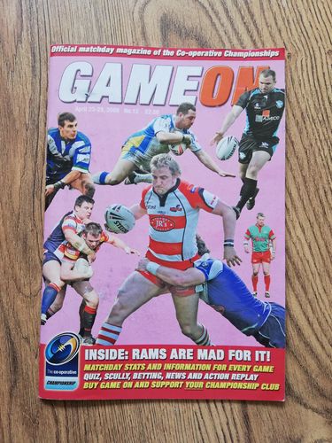 ' Game On ' Issue 12 April 2009 Rugby League Magazine