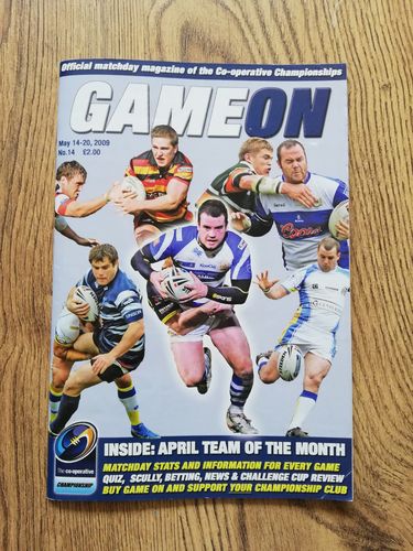 ' Game On ' Issue 14 May 2009 Rugby League Magazine
