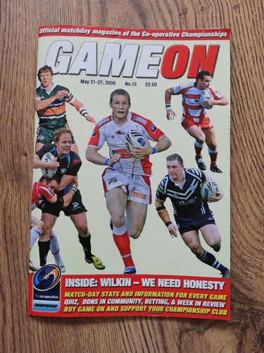 ' Game On ' Issue 15 May 2009 Rugby League Magazine