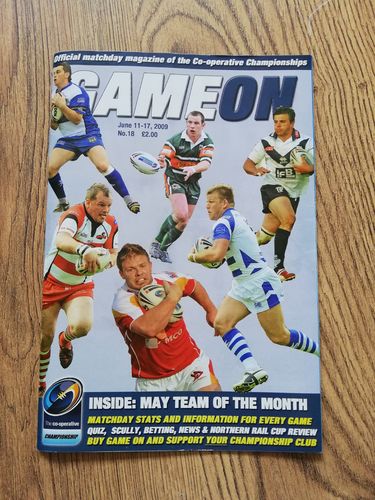 ' Game On ' Issue 18 June 2009 Rugby League Magazine